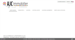 Desktop Screenshot of locations.ajcimmobilier.eu